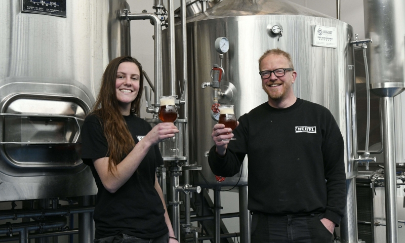 Nina en martin in de muifelbrouwerij